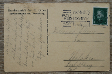 AK München / 1920er Jahre / Krankenhaus III. Orden / Schwesternhaus Verwaltung